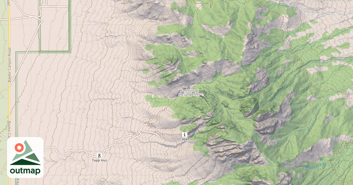 Map of Run Through the Jungle