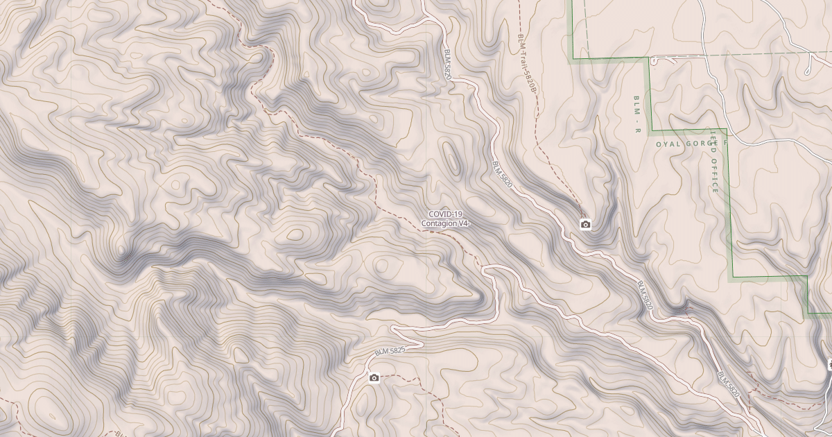 Map preview of COVID-19 Contagion