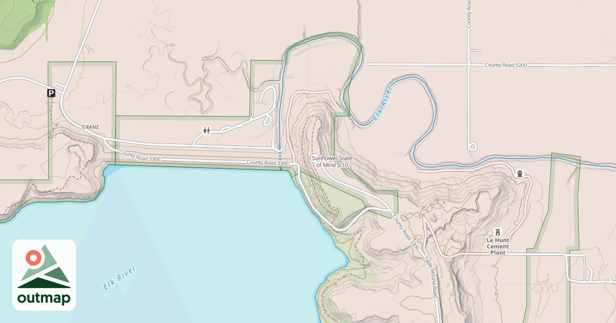 Map of Sunflower State of Mind