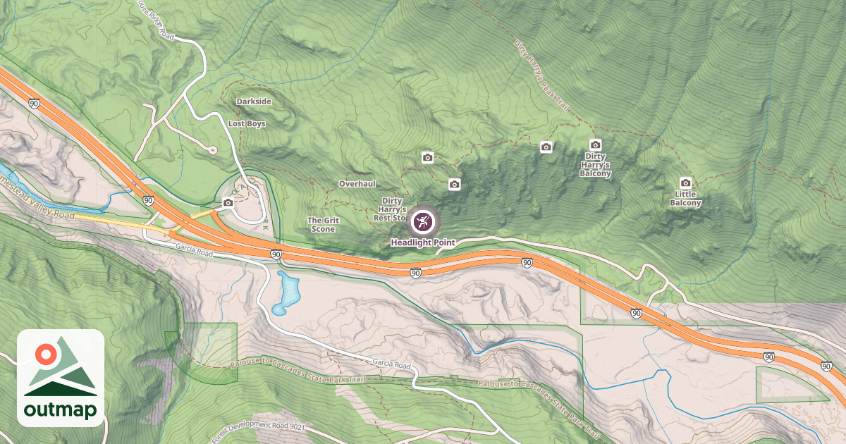 Map of Headlight Point