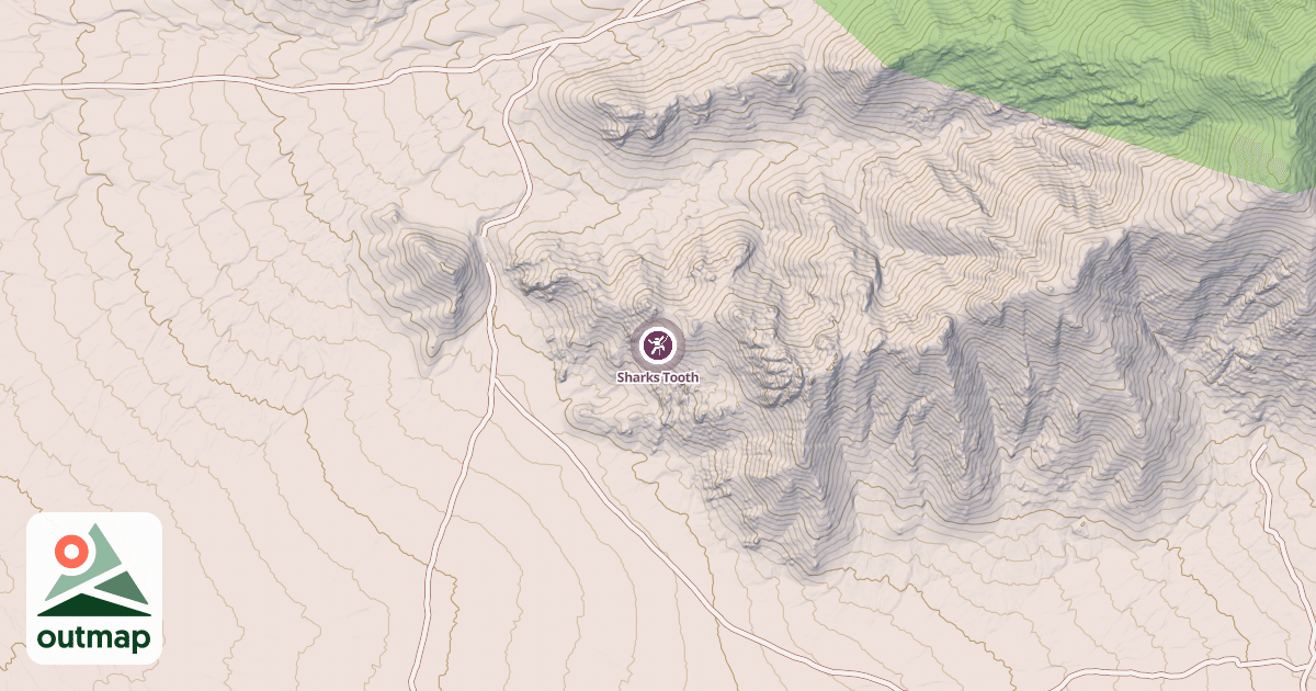 Map of Sharks Tooth