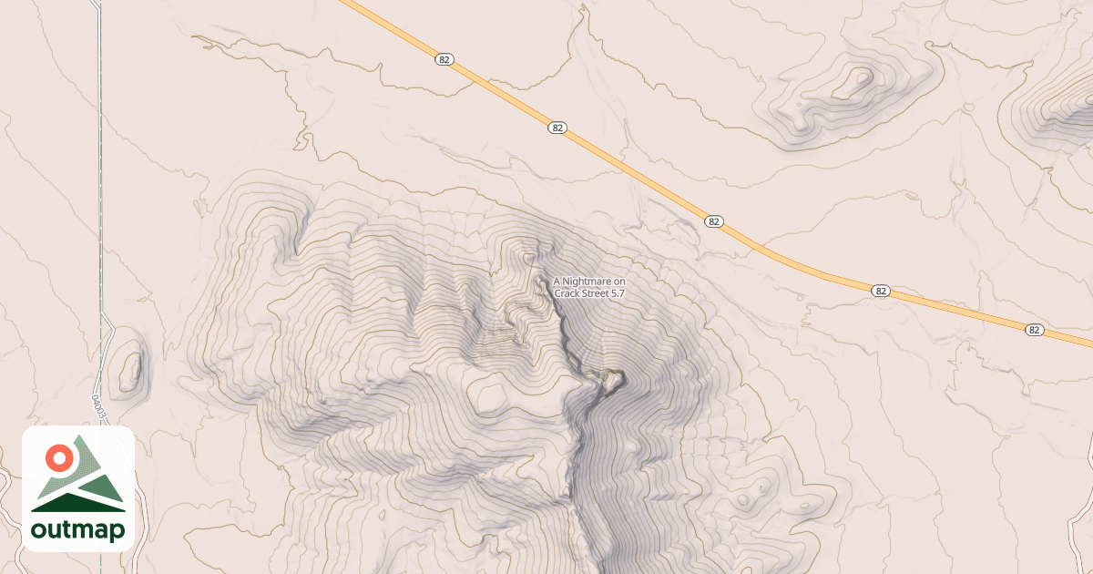 Map of A Nightmare on Crack Street