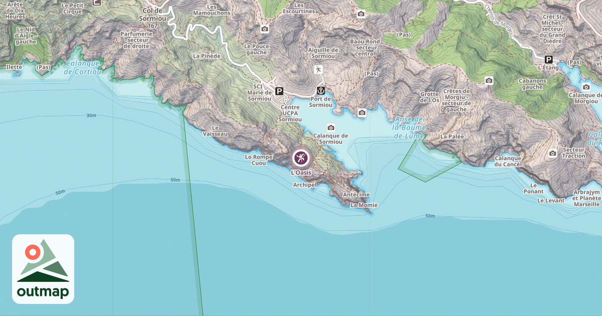 Map of L’Oasis