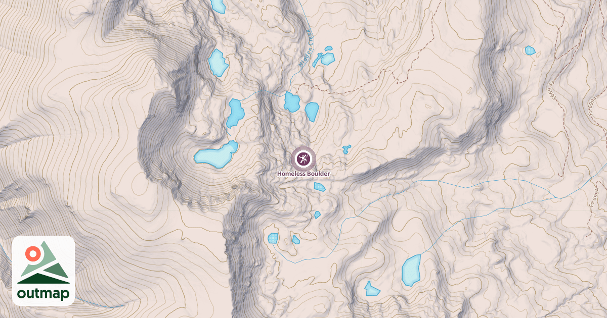 Map of Homeless Boulder