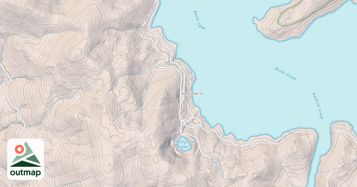 Map of Yellow River