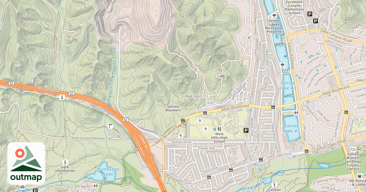 Map of Bear Hug