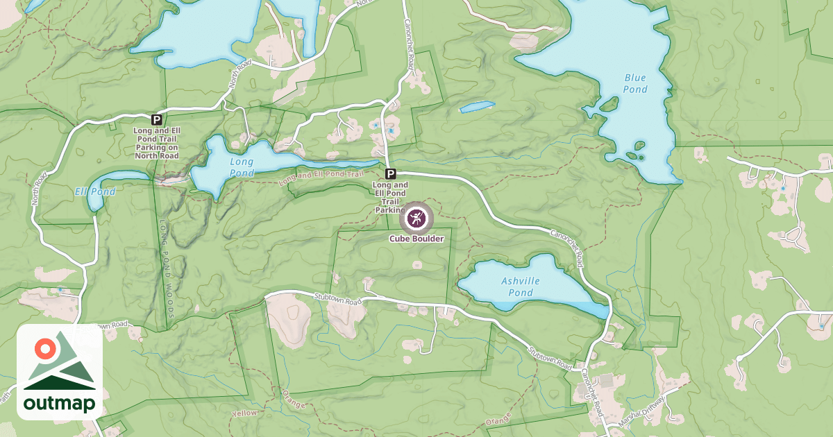 Map of Cube Boulder