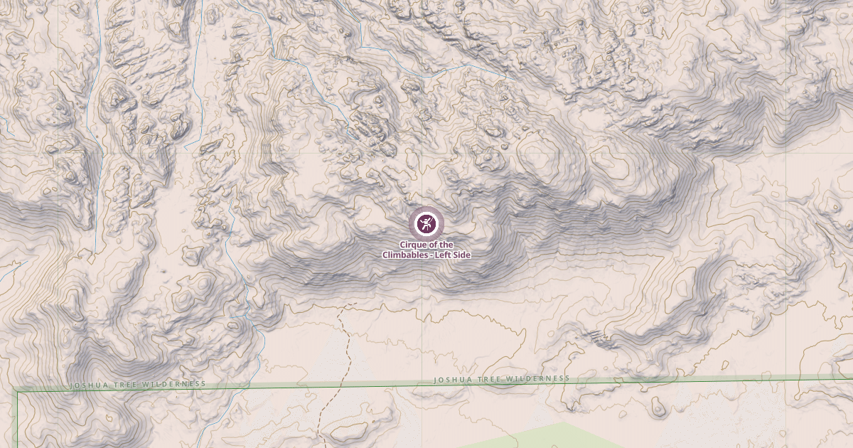 Map preview of Cirque of the Climbables - Left Side