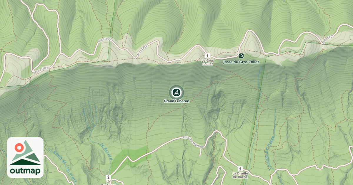 Map of Grand Luberon