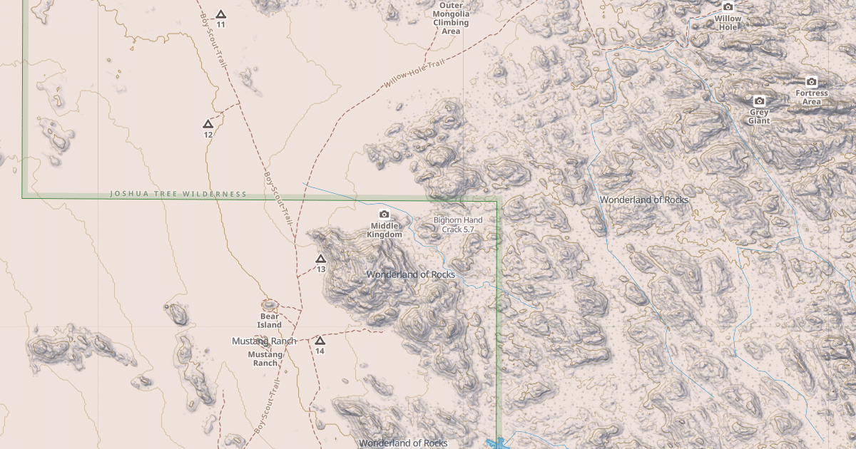 Map preview of Bighorn Hand Crack