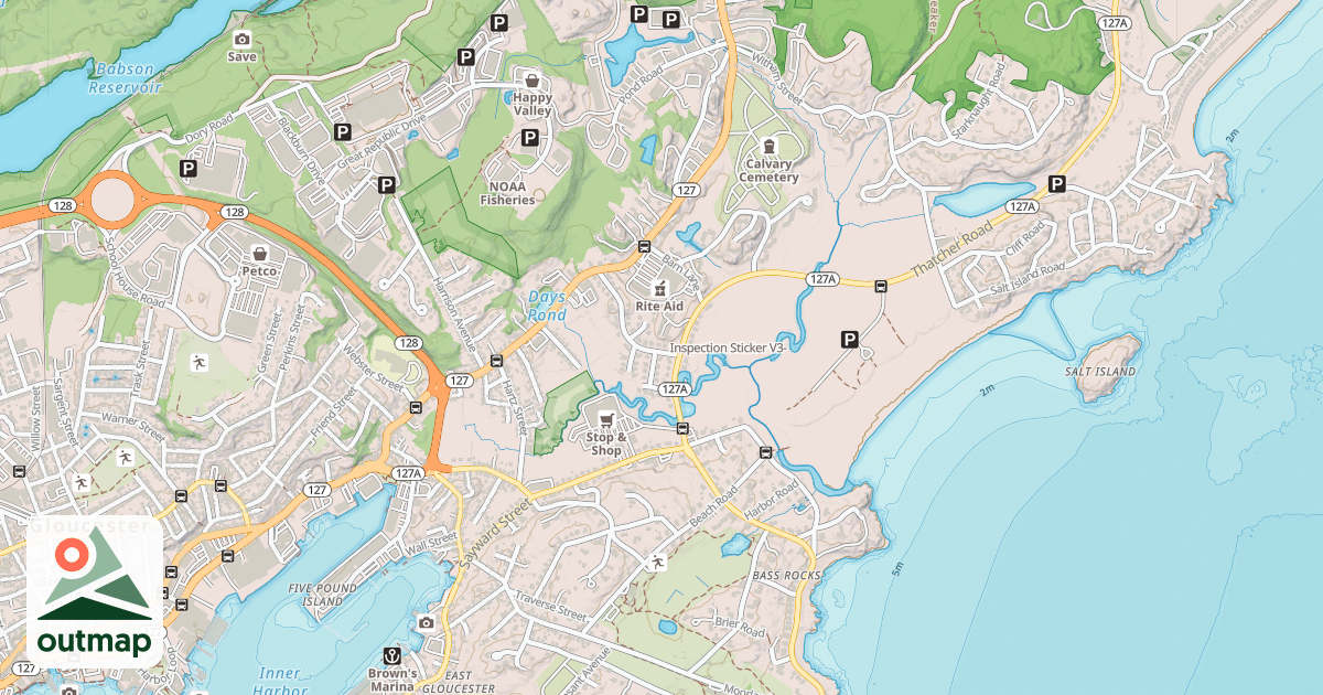 Map of Inspection Sticker