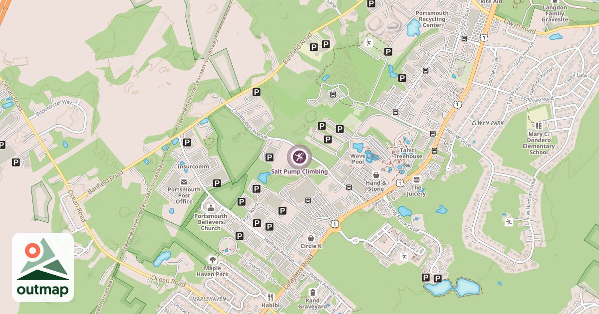 Map of Salt Pump Climbing