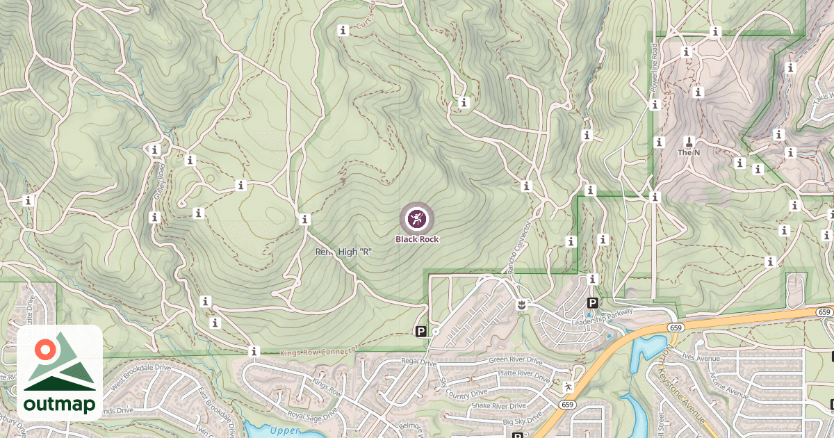 Map of Black Rock