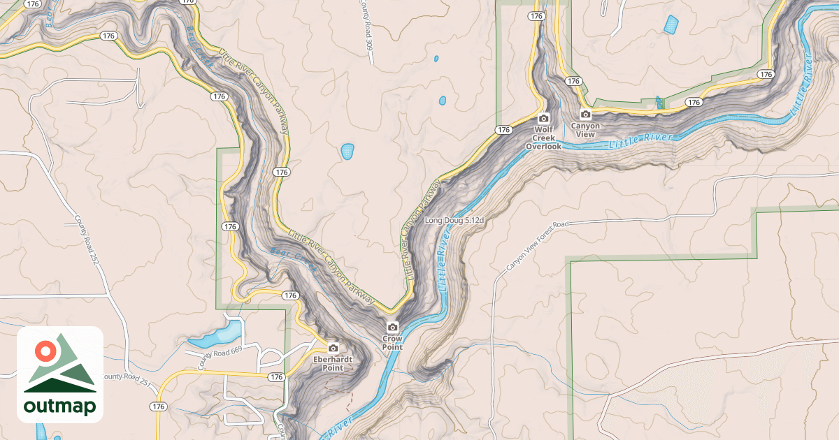 Map of Long Doug
