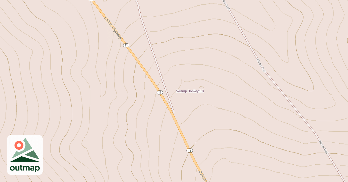 Map of Swamp Donkey