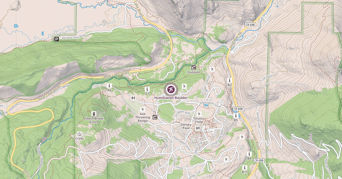 Map preview of Humiliation Boulder