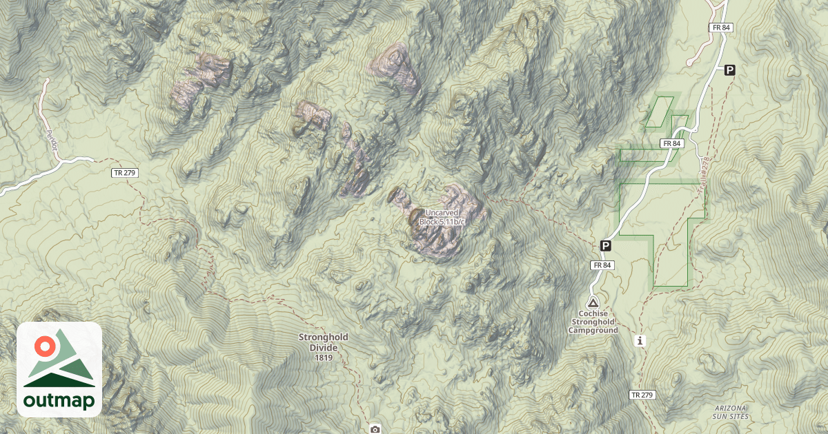 Map of Uncarved Block