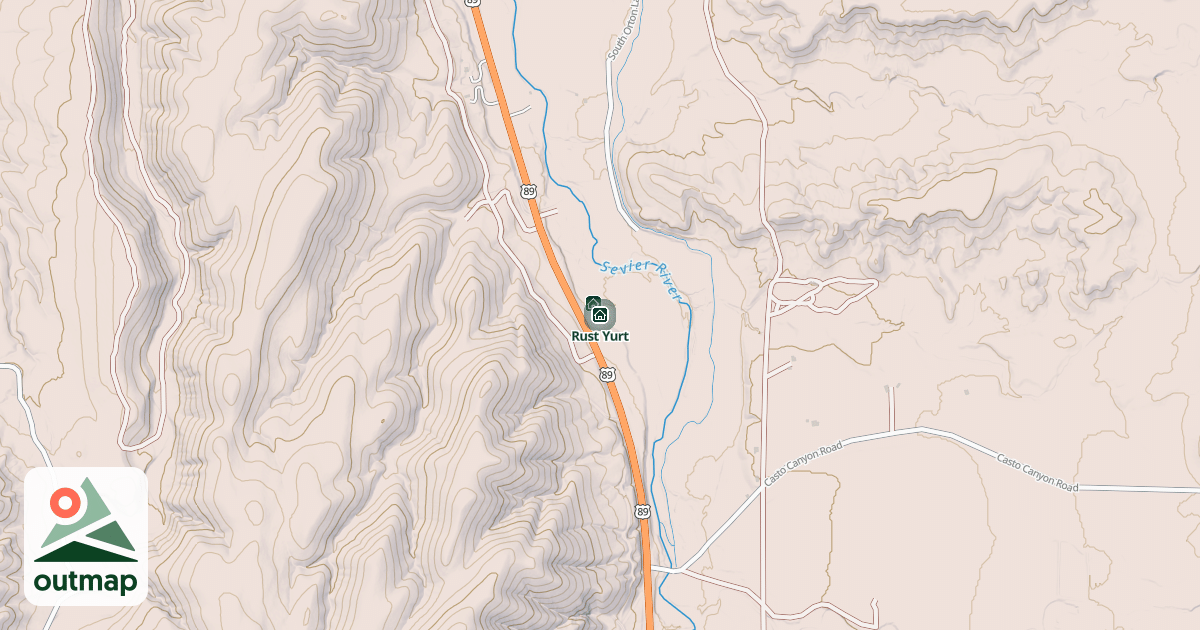 Map of Rust Yurt