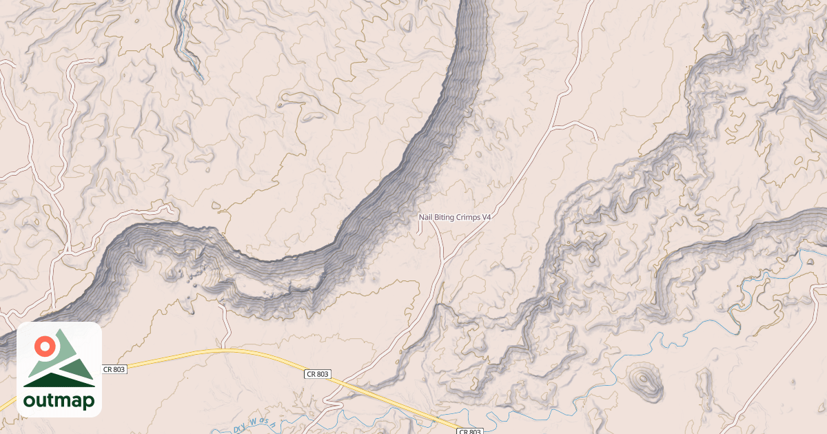 Map of Nail Biting Crimps