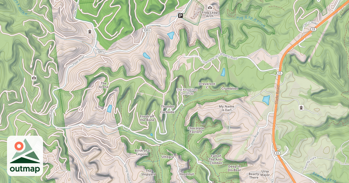 Map of The King Lives On