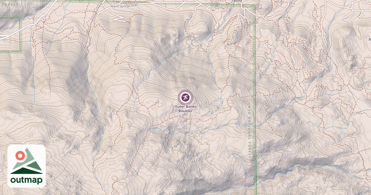 Map of Outer Banks Boulder