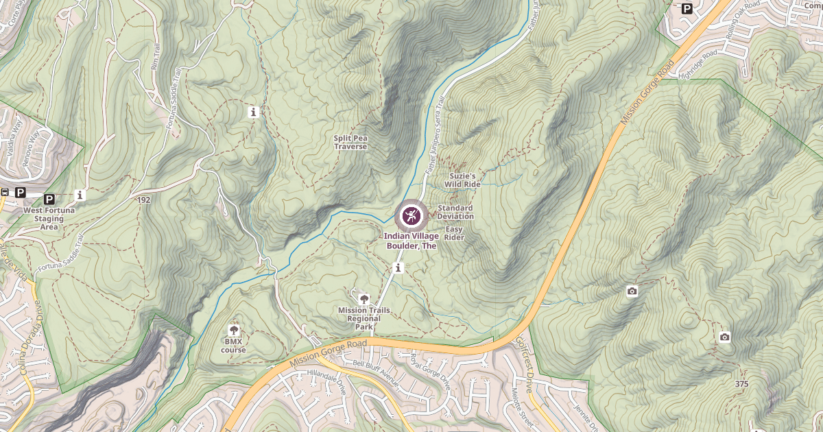 Map preview of Indian Village Boulder, The