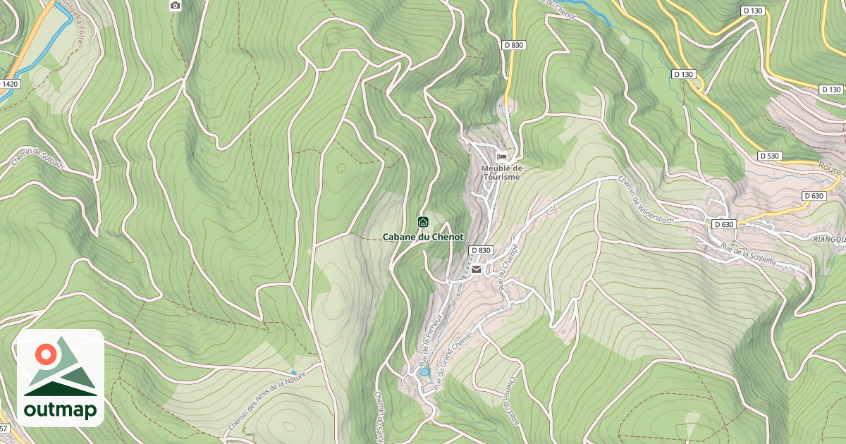 Map of Cabane du Chenot