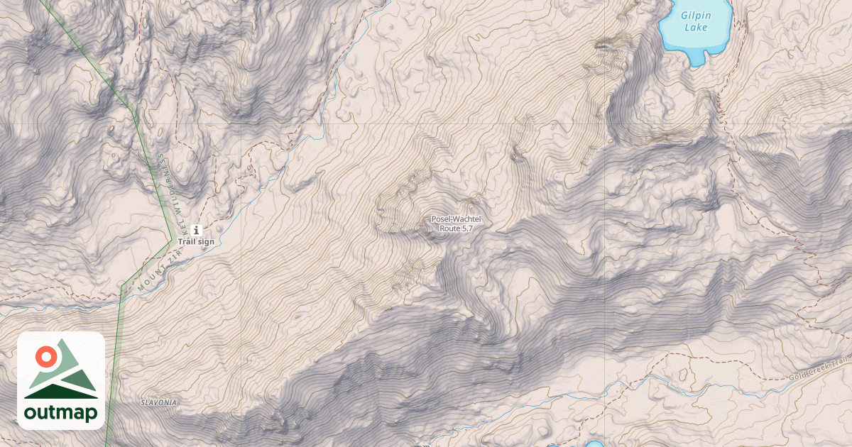 Map of Posel-Wachtel Route