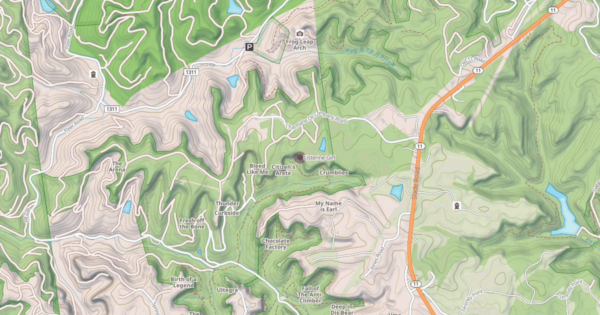 Map preview of Listerine Girl
