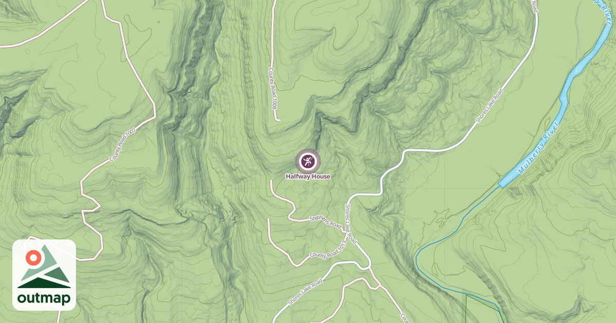 Map of Halfway House