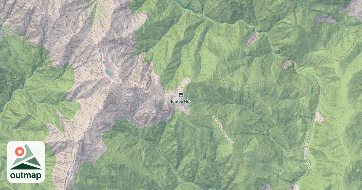 Map of Jumbo Hut