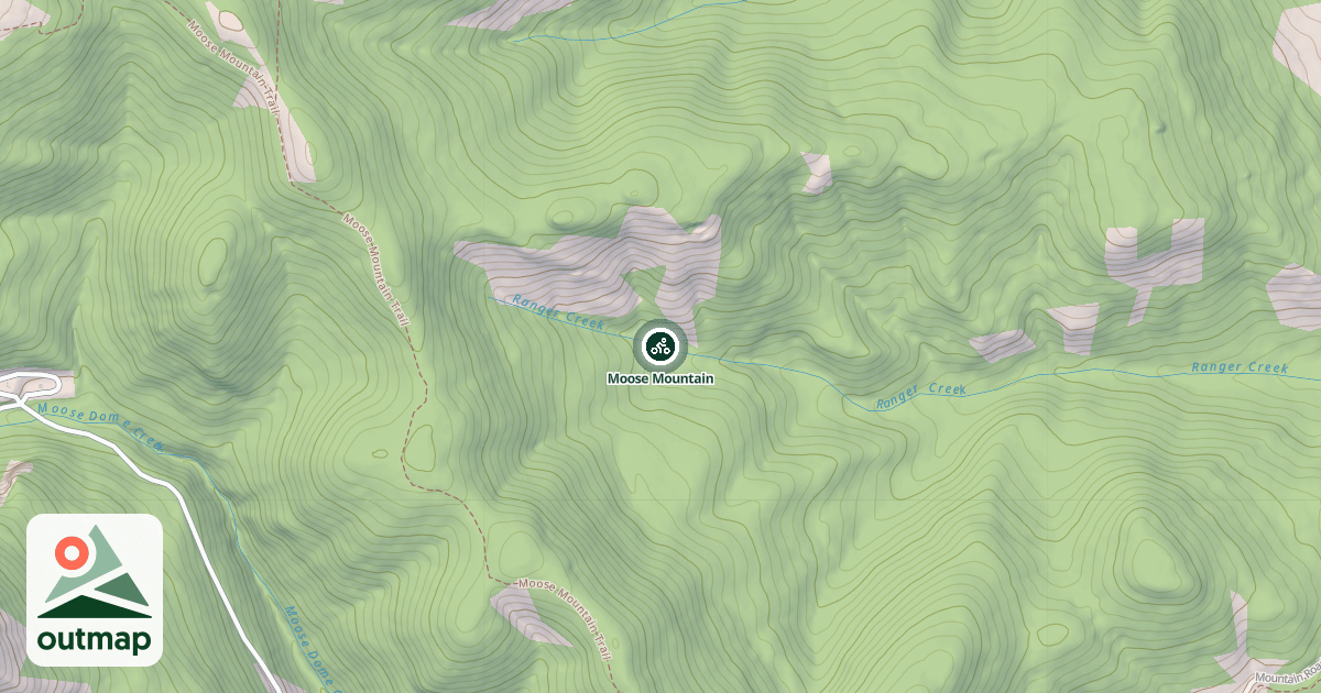 Map of Moose Mountain