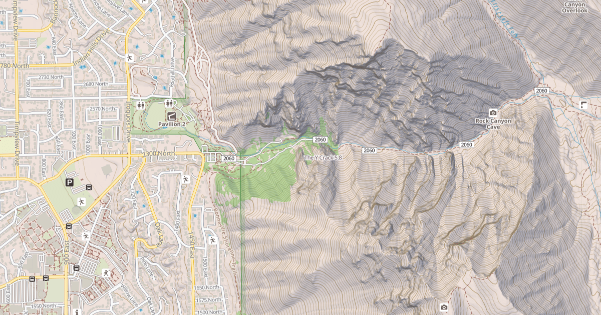 Map preview of The Y Crack