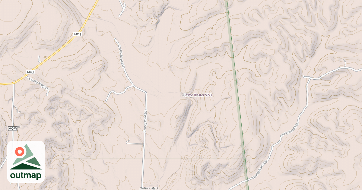 Map of Castor Blastor