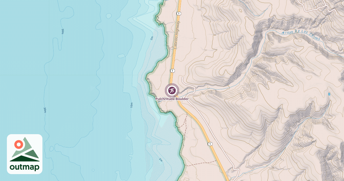 Map of Pulchritude Boulder