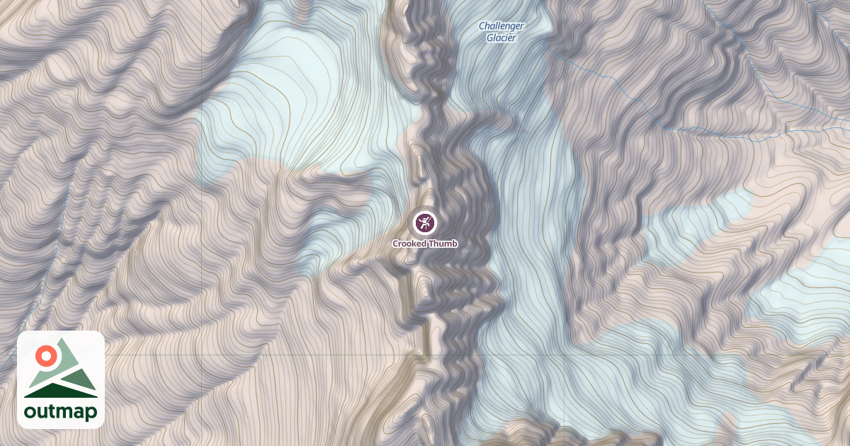 Map of Crooked Thumb