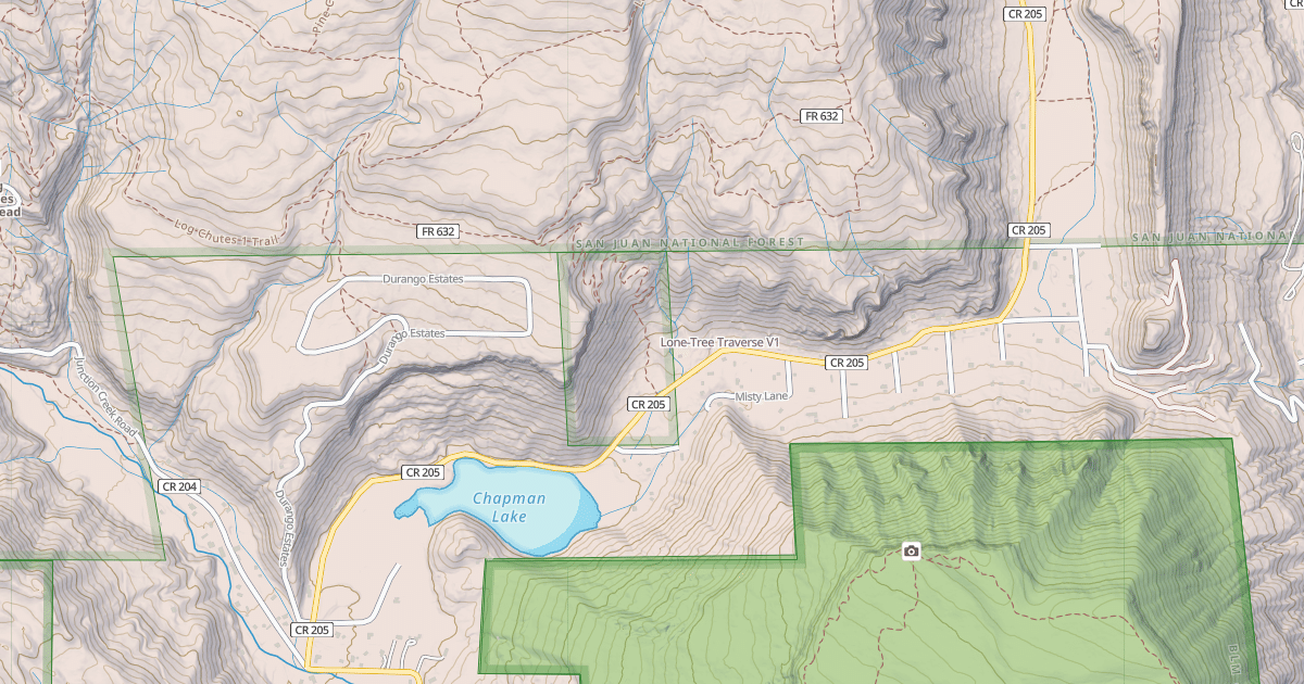 Map preview of Lone-Tree Traverse