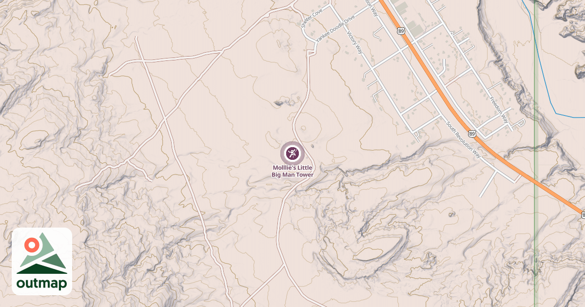 Map of Molllie's Little Big Man Tower