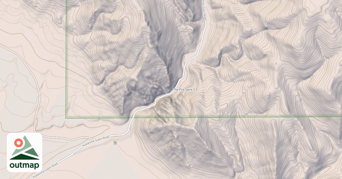 Map of The Fire Spire