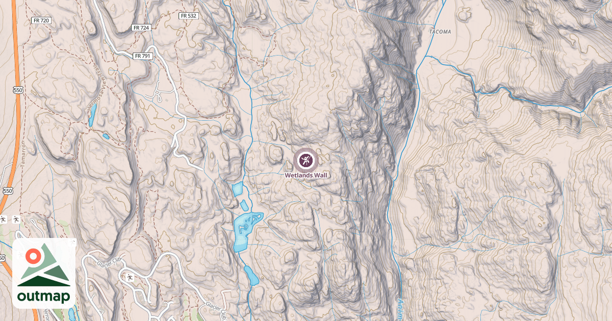 Map of Wetlands Wall