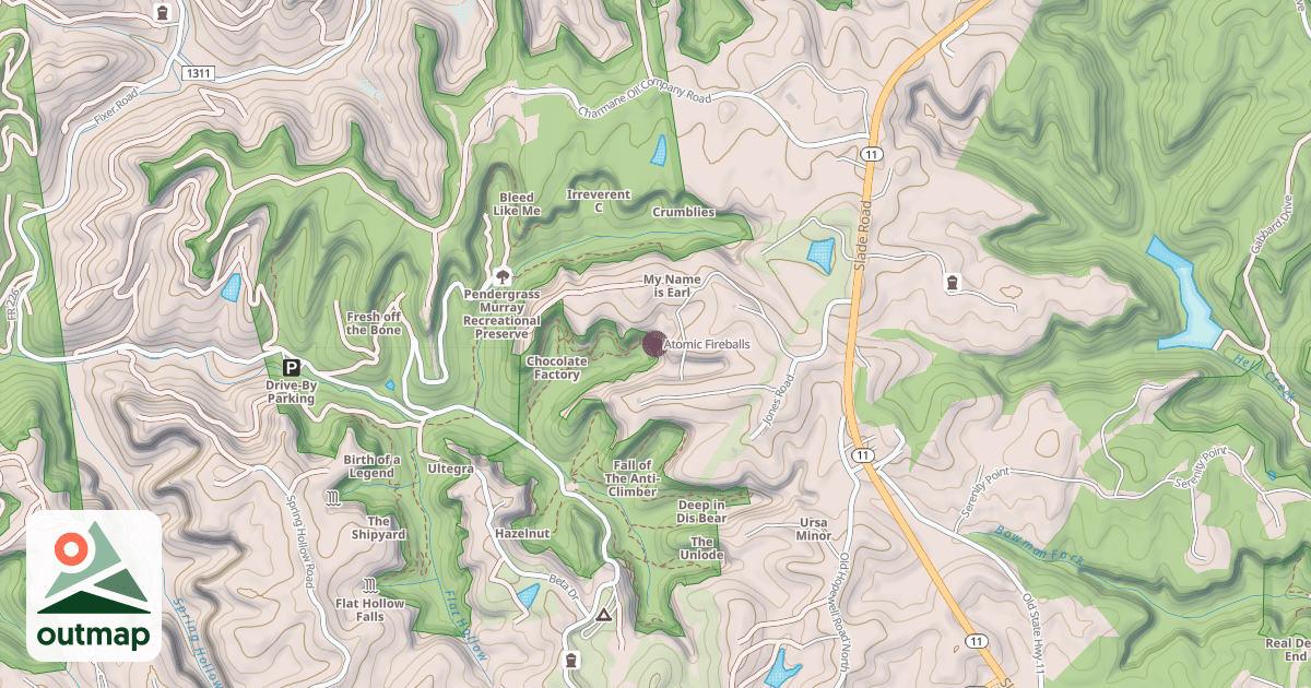 Map of Atomic Fireballs