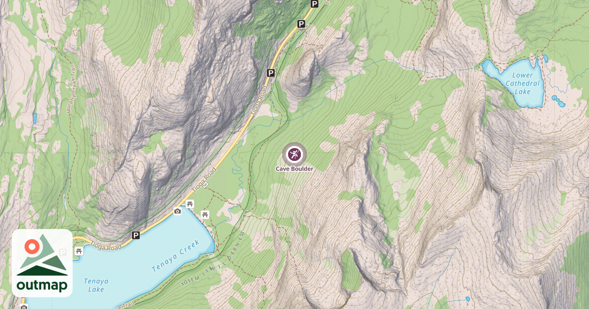 Map of Cave Boulder
