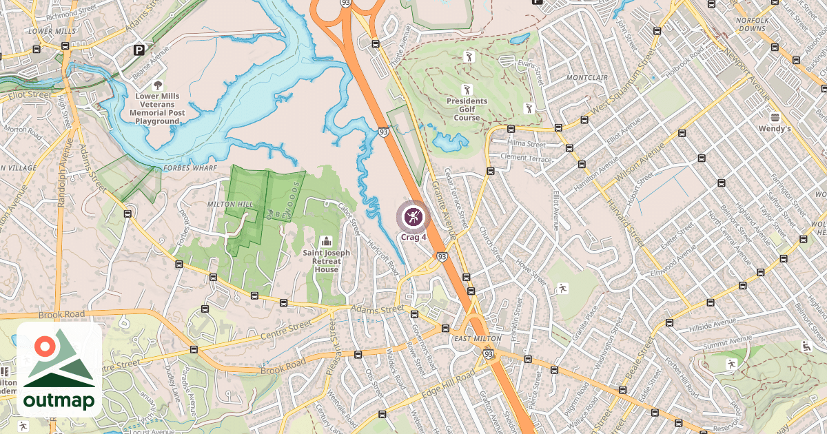 Map of Crag 4