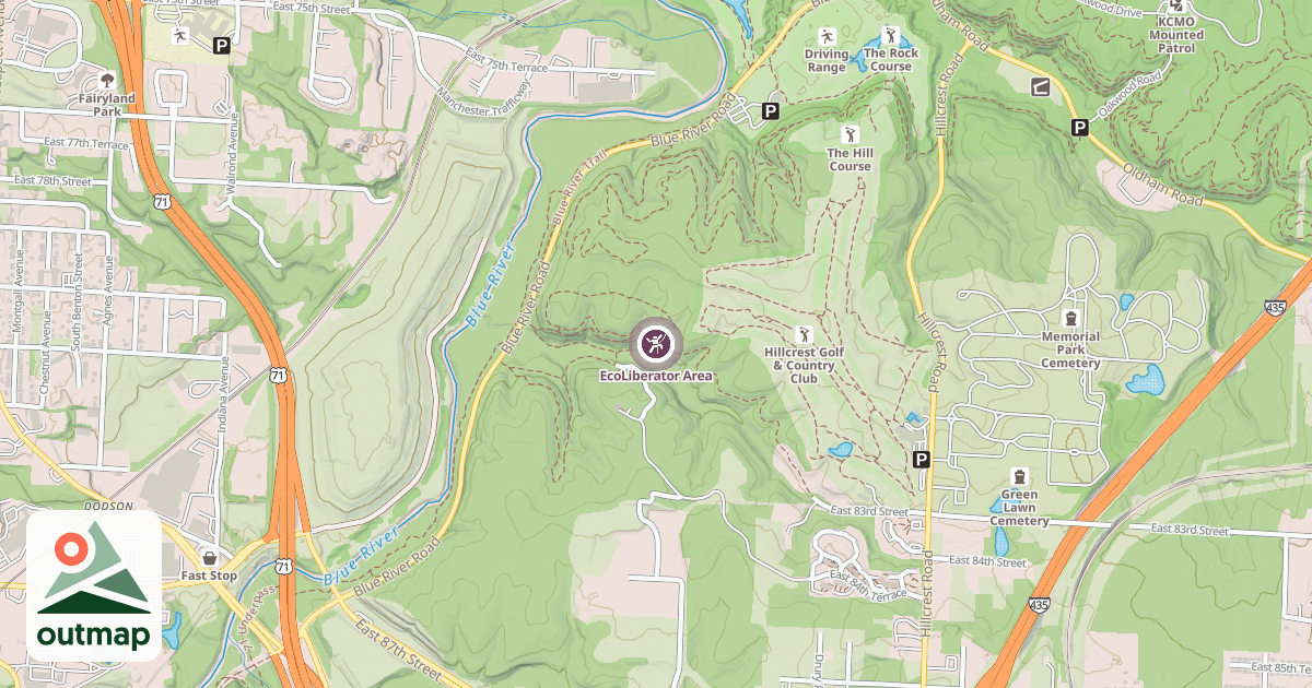 Map of EcoLiberator Area