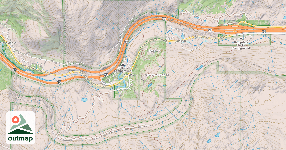 Map of Gasoline Alley