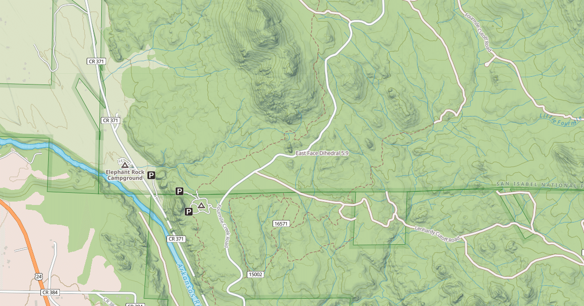 Map preview of East Face Dihedral