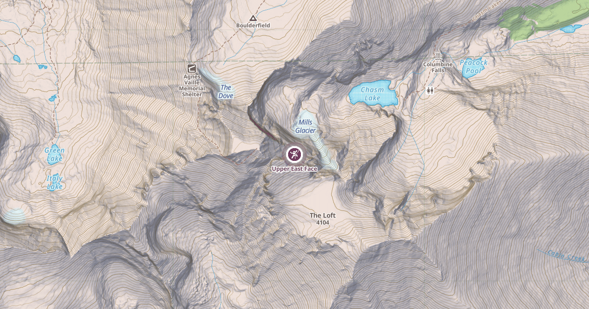 Map preview of Upper East Face
