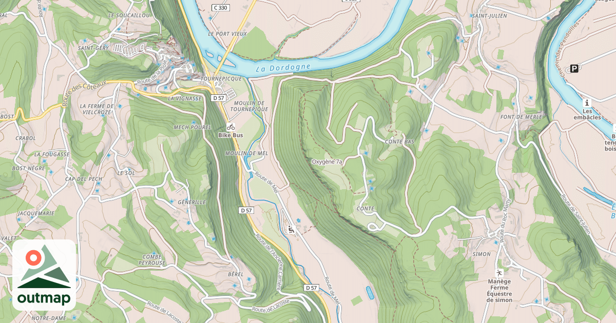 Map of Oxygène