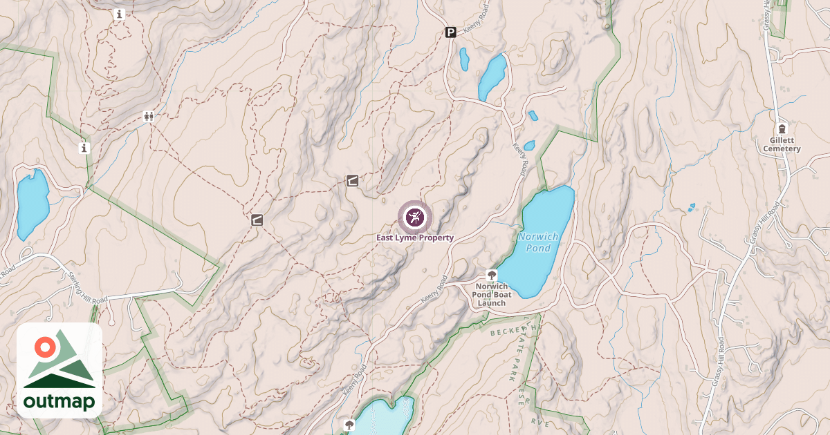 Map of East Lyme Property