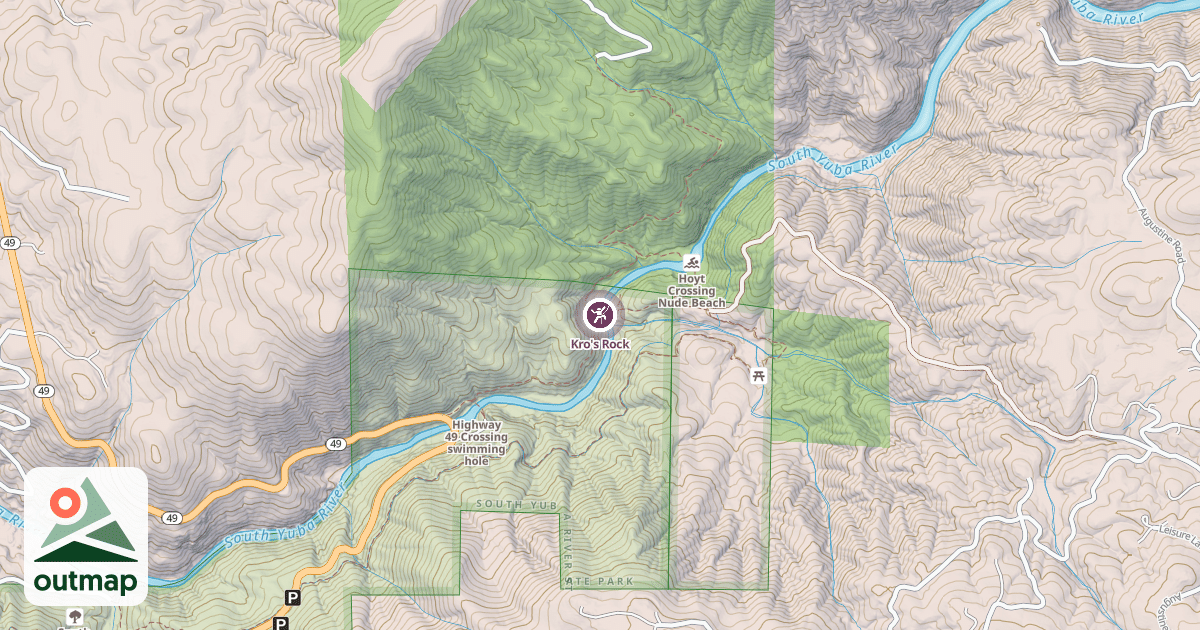 Map of Kro's Rock